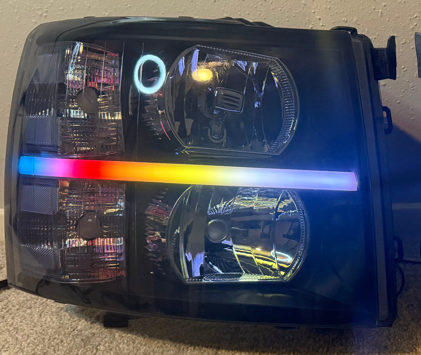 CUSTOM ‼️ SMOKED RGB 🔴🟢🔵 SILVERADO 2008-2013