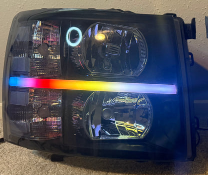 CUSTOM ‼️ SMOKED RGB 🔴🟢🔵 SILVERADO 2008-2013